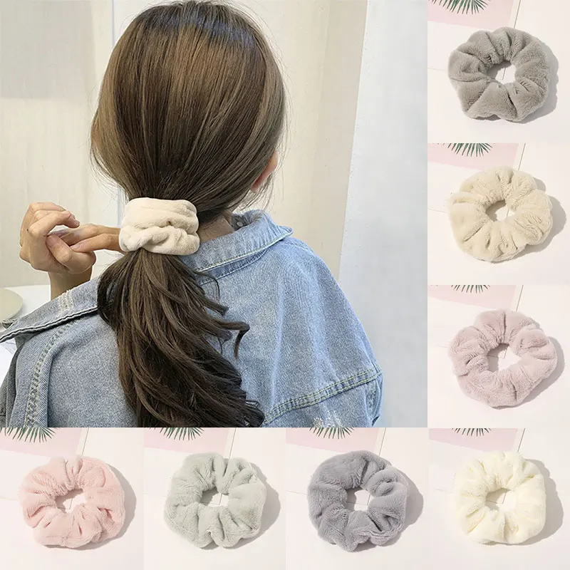 Autumn Plush Fur Hair Rope Women Accessory Faux Rabbit Fur Headband Hair Ties Holder Elastic Highgrade Luxury Fashion Hair Ring 
Autumn Plush Fur Hair Rope Women Accessory Faux Rabbit Fur Headband Hair Ties Holder Elastic Highgrade Luxury Fashion Hair Ring