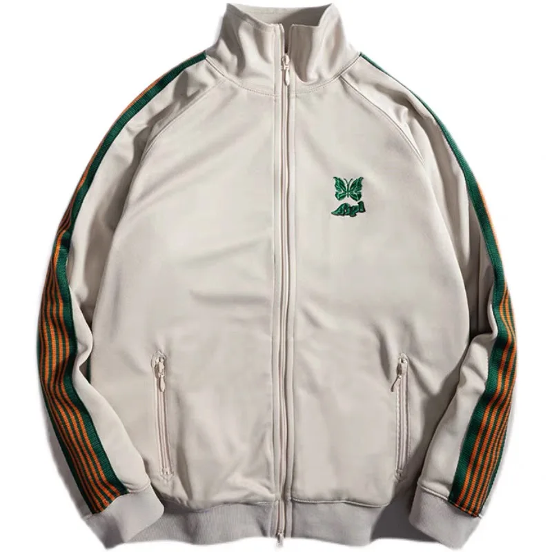 Men Women Green Butterfly Embroidered Logo Needles Track Jacket High Street Inside Tag Outerwear Coats AWGE Needles Jackets
Men Women Green Butterfly Embroidered Logo Needles Track Jacket High Street Inside Tag Outerwear Coats AWGE Needles Jackets