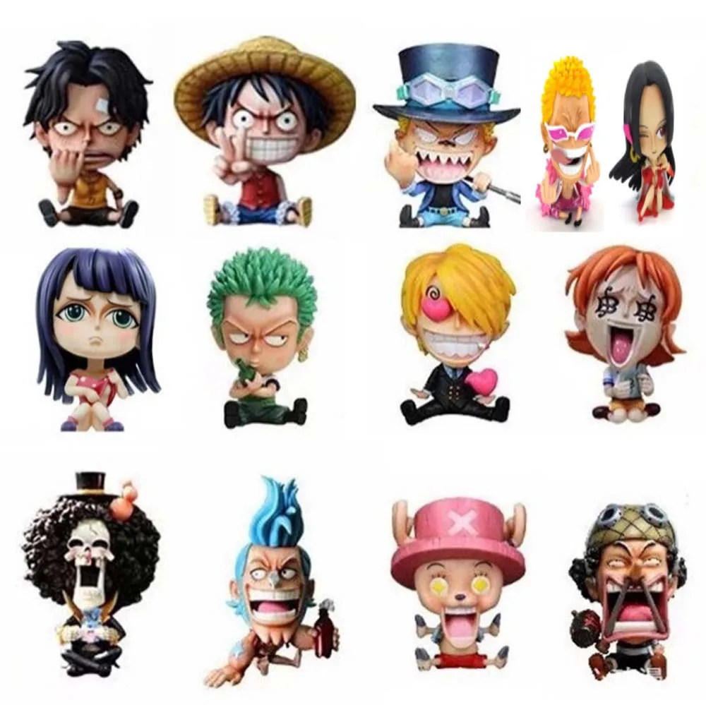 8cm Anime One Piece Figure Monkey D Luffy Roronoa Zoro Kawaii Doll Toys Q Figural Car Decoration PVC Kids Toys Christmas Gift
8cm Anime One Piece Figure Monkey D Luffy Roronoa Zoro Kawaii Doll Toys Q Figural Car Decoration PVC Kids Toys Christmas Gift