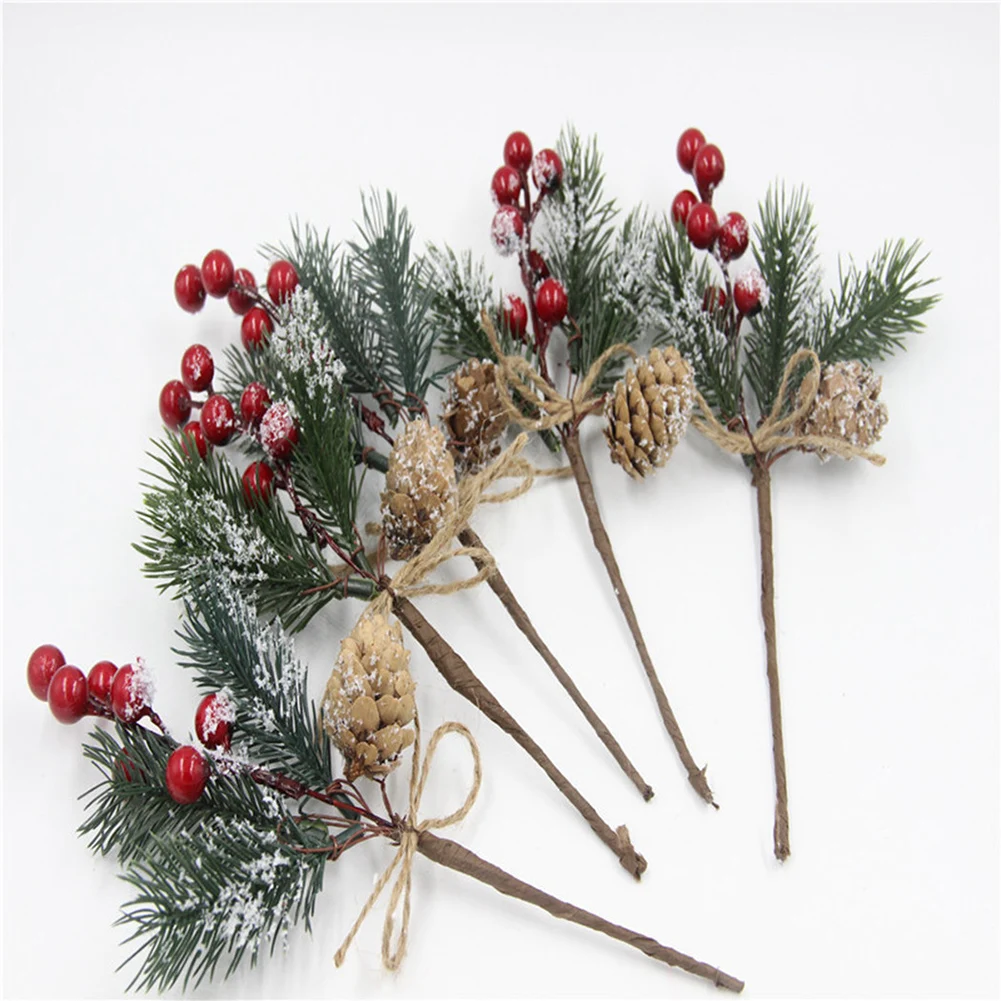 Holly Diy Christmas Decoration Wreath Cedar Twine Red Berry Bouquet 12pcs (fake Pine Flowers) Ornament & Pine Fashion
Holly Diy Christmas Decoration Wreath Cedar Twine Red Berry Bouquet 12pcs (fake Pine Flowers) Ornament & Pine Fashion