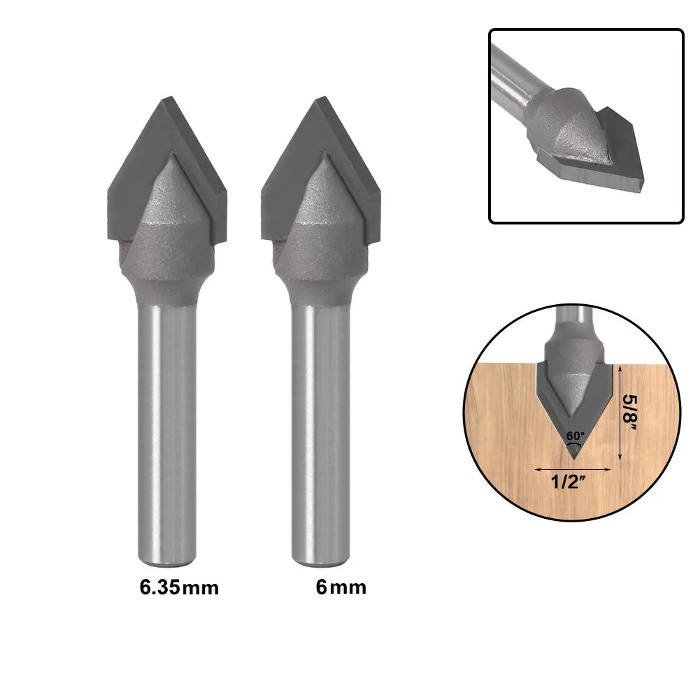 1PC 50mm Tungsten Steel Router Bits 60 Degree Router Bits Engraving Chamfer V Groove Bit Cutter Tool
1PC 50mm Tungsten Steel Router Bits 60 Degree Router Bits Engraving Chamfer V Groove Bit Cutter Tool