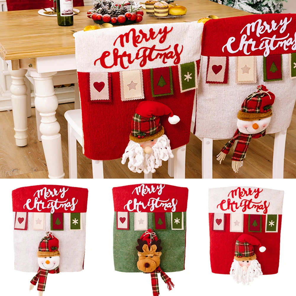 Christmas Chair Cover Cartoon Santa Claus Snowman Reindeer Chair Cover Kitchen Dining Chair Decoration Cover Home Holiday Decor
Christmas Chair Cover Cartoon Santa Claus Snowman Reindeer Chair Cover Kitchen Dining Chair Decoration Cover Home Holiday Decor