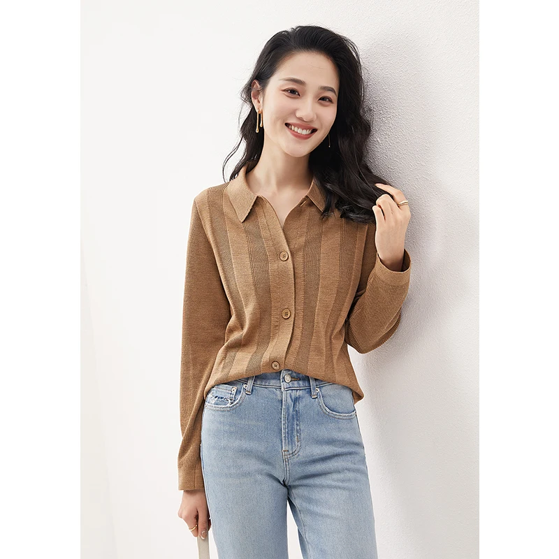 Merino Wool Korean Fashion Knitted Cardigan Office Lady Spring/Summer A-straight High End Luxury Designer Clothes
Merino Wool Korean Fashion Knitted Cardigan Office Lady Spring/Summer A-straight High End Luxury Designer Clothes