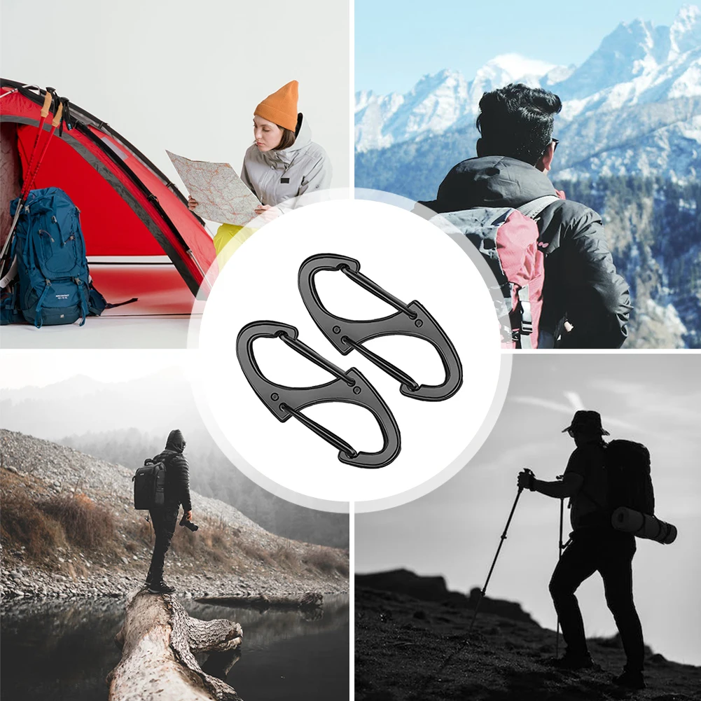 Buckle Carabiners Set Zinc Alloy 40PCS Double Carabiner Keychain Double-headed Hanging Lightweight Traveling Hiking
Buckle Carabiners Set Zinc Alloy 40PCS Double Carabiner Keychain Double-headed Hanging Lightweight Traveling Hiking