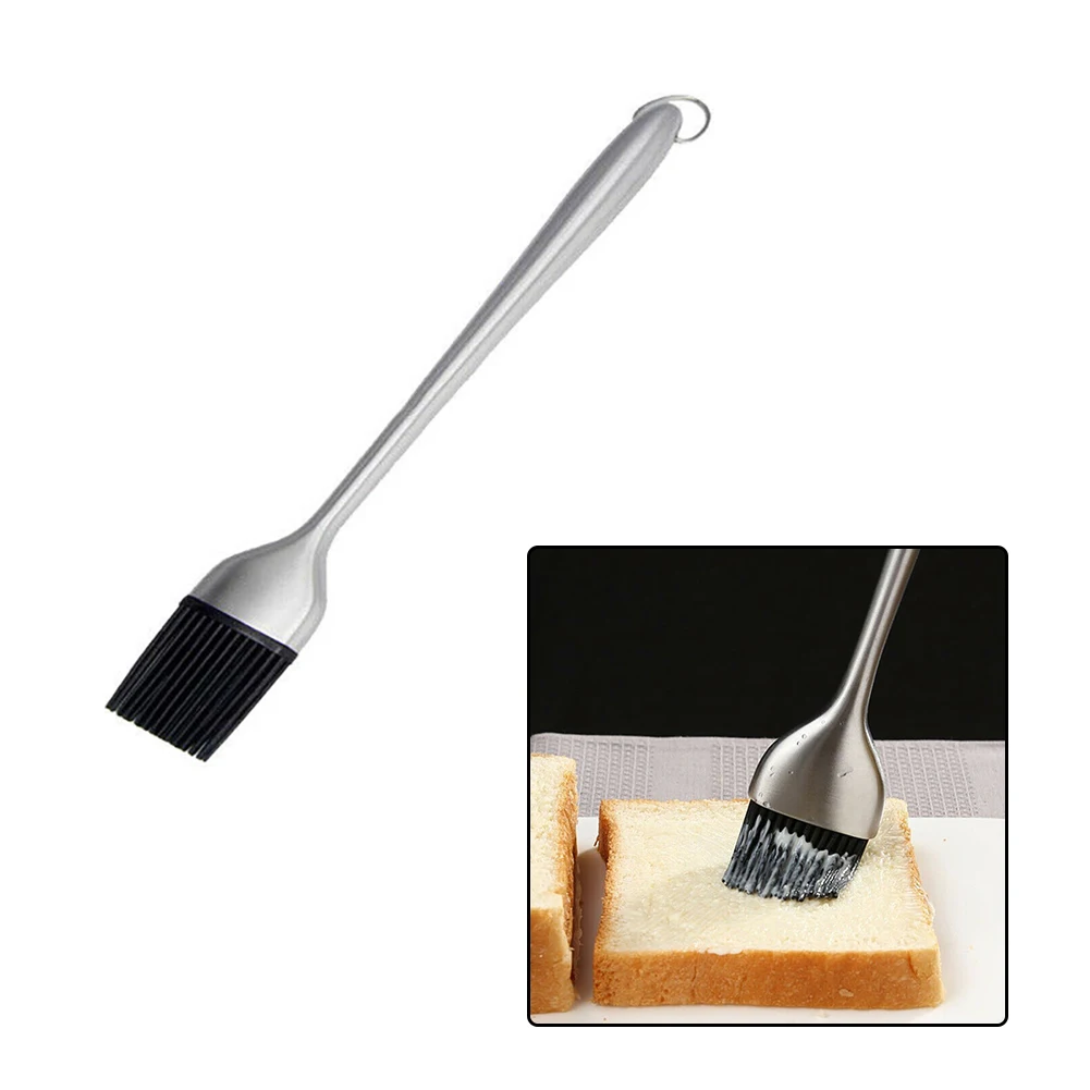 1 Pcs Oil Brushes Stainless Steel Silicone Kitchen BBQ Grilling Baking Cooking Brushes Barbecue For Egg Cake Bread Brush
1 Pcs Oil Brushes Stainless Steel Silicone Kitchen BBQ Grilling Baking Cooking Brushes Barbecue For Egg Cake Bread Brush