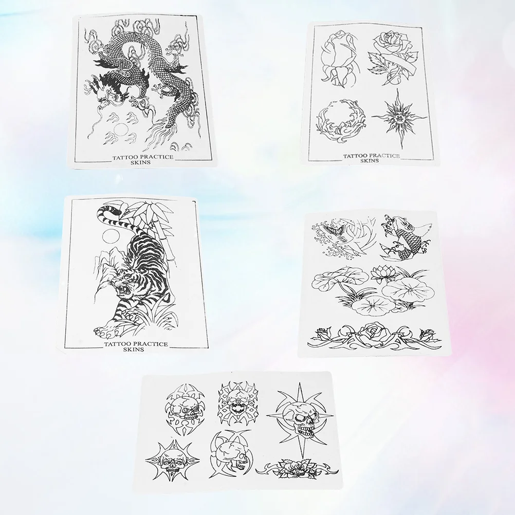 Skin Practice Fake Reusable Paper Training Designssynthetic Stickers Temples Temporary Stencils Pad Silicone Tattooingbeginner
Skin Practice Fake Reusable Paper Training Designssynthetic Stickers Temples Temporary Stencils Pad Silicone Tattooingbeginner