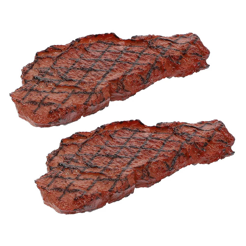 

Steak Fake Artificial Model Meat Toy Display Kitchen Play Toys Beef Lifelike Simulation Pretend Prop Roast Props Kids Realistic