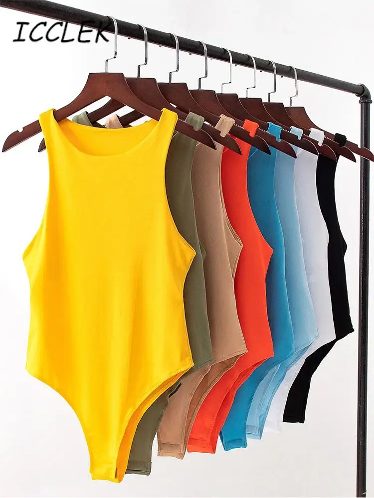 Icclek Solid Bodysuit Women Sexy Tops Women 2022 Summer Thin One-pieces Bodies Slim Bodycon Bodysuits Summer Women's Jumpsuit
Icclek Solid Bodysuit Women Sexy Tops Women 2022 Summer Thin One-pieces Bodies Slim Bodycon Bodysuits Summer Women's Jumpsuit