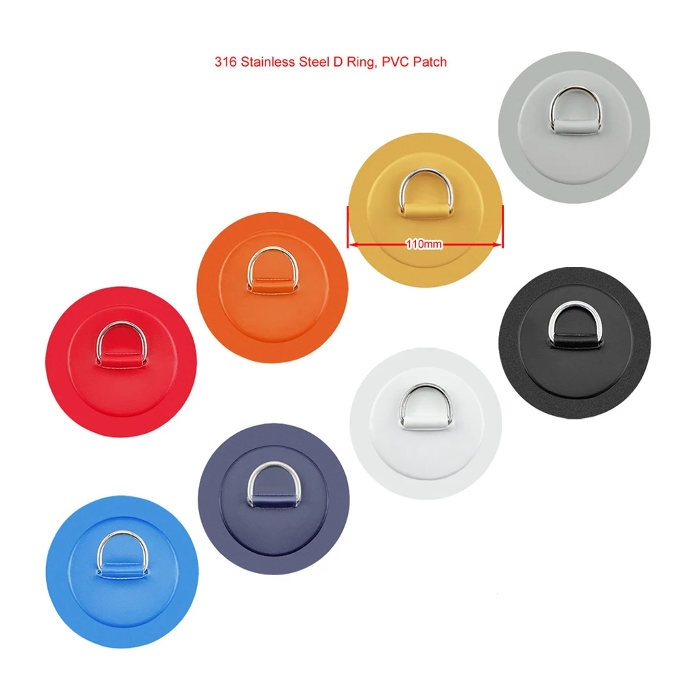 Hot Sale D Ring Rope Buckle Pad Patch Parts Sporting Stainless Steel Canoe For Inflatable PVC Kayak 110*110*15mm
Hot Sale D Ring Rope Buckle Pad Patch Parts Sporting Stainless Steel Canoe For Inflatable PVC Kayak 110*110*15mm