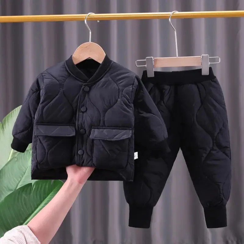 New Winter Autumn Baby Boys Clothes Full Sleeve Parkas Pants 2pcs/Set Cotton Warm Ski Suit Children Clothing Toddler Tracksuits
New Winter Autumn Baby Boys Clothes Full Sleeve Parkas Pants 2pcs/Set Cotton Warm Ski Suit Children Clothing Toddler Tracksuits