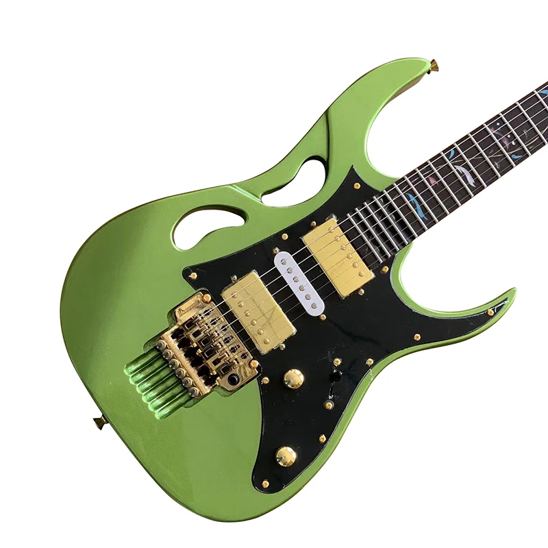 Classic Green 7V electric guitar, metal paint, luxury upgraded version, good timbre, comfortable feel, free delivery to home.
Classic Green 7V electric guitar, metal paint, luxury upgraded version, good timbre, comfortable feel, free delivery to home.