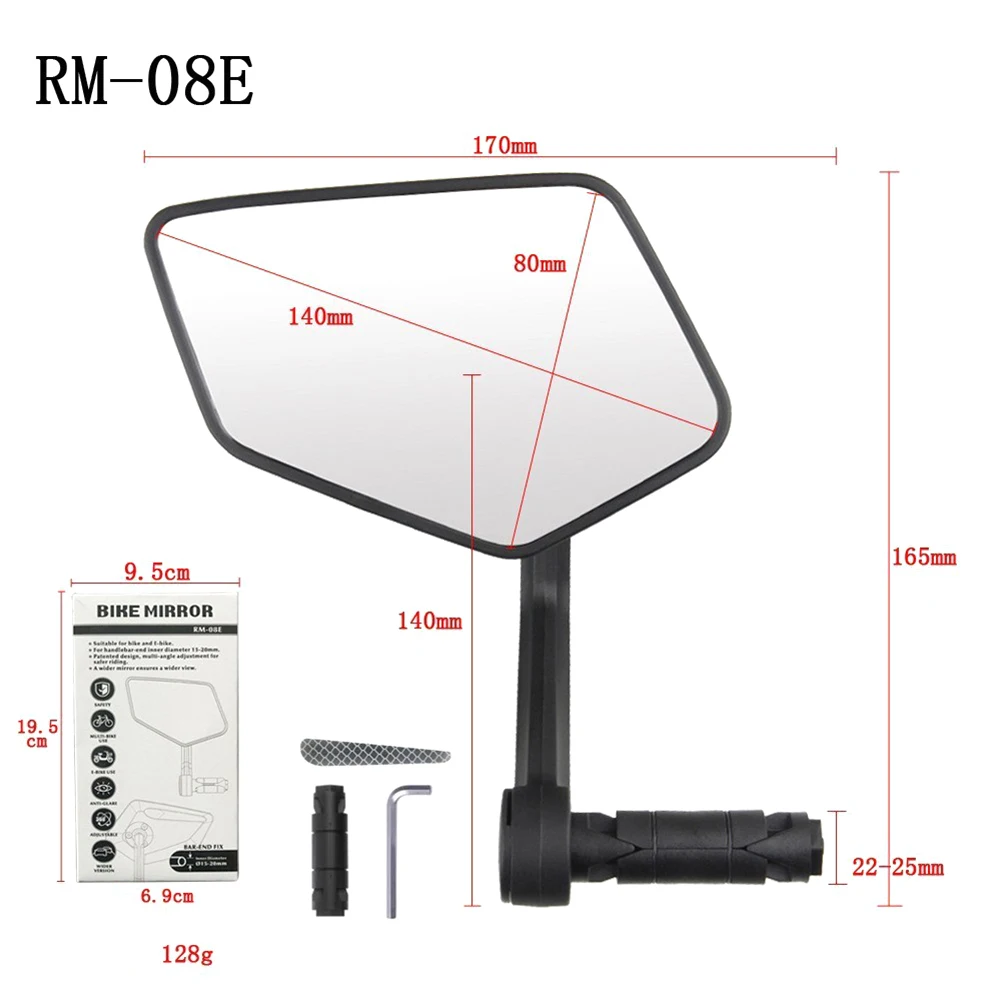 Wide Range Mirror Rearview Mirror Three-point Fixed 1/2PCS Adjustable Rod Mirror Bike Mirror Save Space Brand New
Wide Range Mirror Rearview Mirror Three-point Fixed 1/2PCS Adjustable Rod Mirror Bike Mirror Save Space Brand New