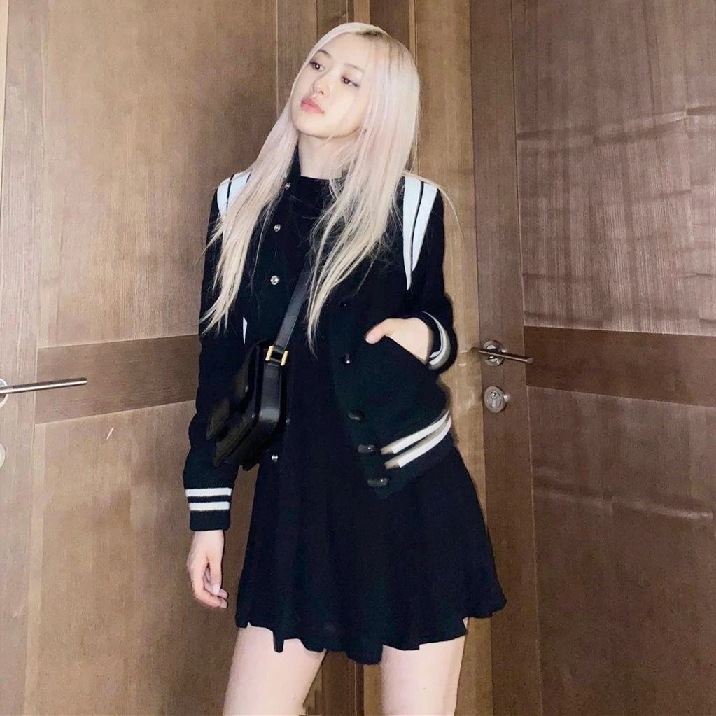 Kpop Korean Celebrity Women loose long sleeved Jacket Autumn New Fashion warm Clothing Velvet Outerwear ladies Baseball Uniform 
Kpop Korean Celebrity Women loose long sleeved Jacket Autumn New Fashion warm Clothing Velvet Outerwear ladies Baseball Uniform