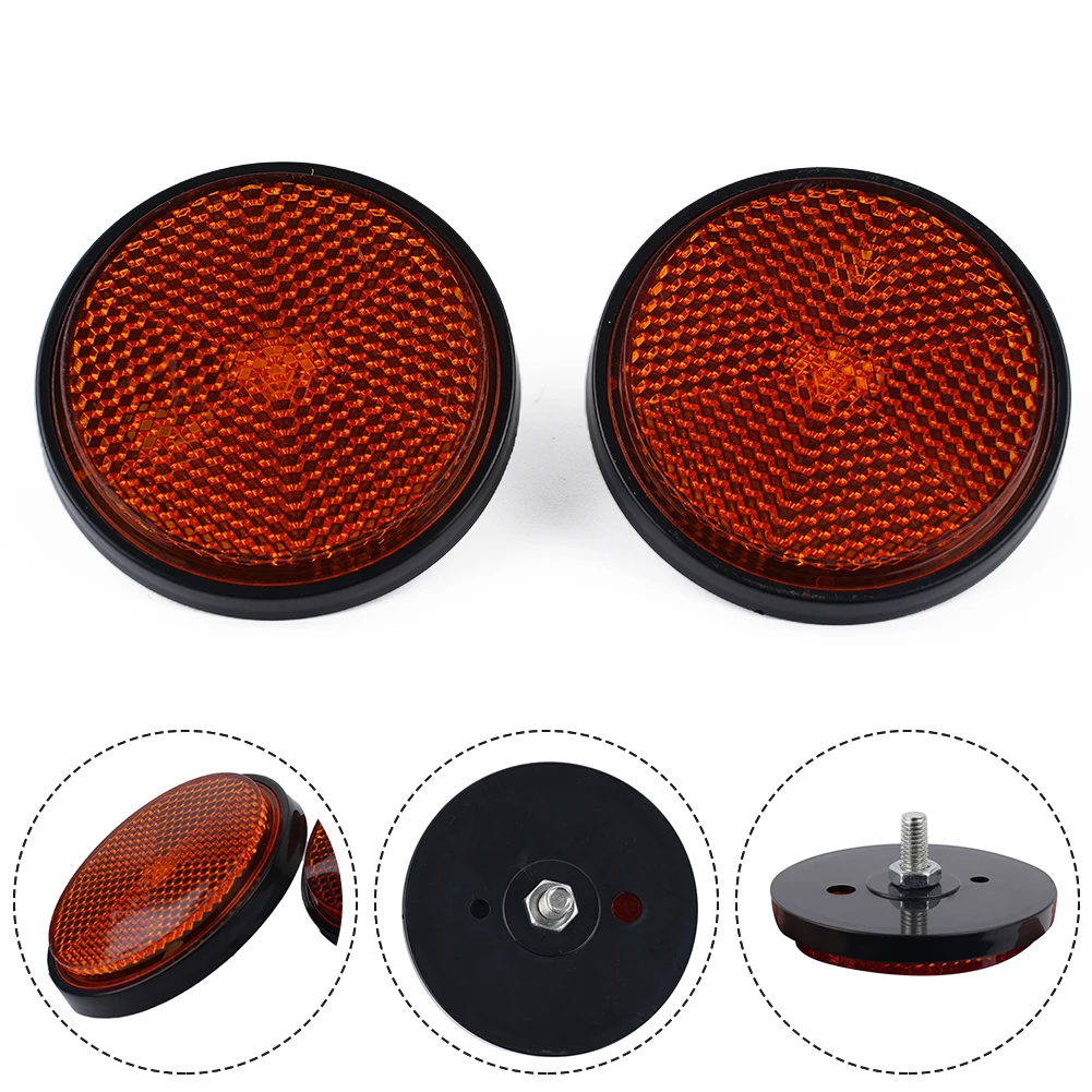 2pcs Circular Reflector Car Trucks Motorcycle Night Reflector Refraction Light Universal ATV Bikes Bicycle Safety Reflector
2pcs Circular Reflector Car Trucks Motorcycle Night Reflector Refraction Light Universal ATV Bikes Bicycle Safety Reflector