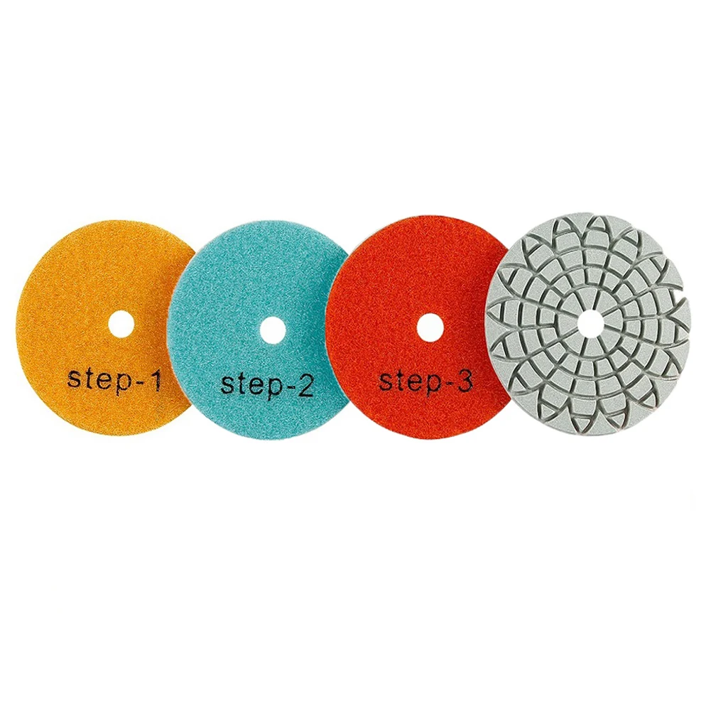 1pc 3in Dry/Wet 3-Step Polishing Pads 80mm Granite Polishing Tool For Polishing Granite Concrete Stone Marble Tools Accessories
1pc 3in Dry/Wet 3-Step Polishing Pads 80mm Granite Polishing Tool For Polishing Granite Concrete Stone Marble Tools Accessories