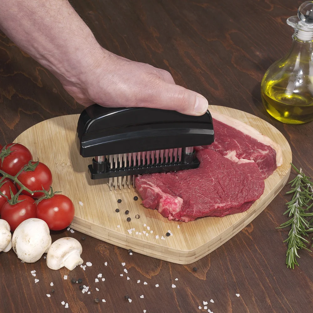 48 Blades Needle Meat Tenderizer Stainless Steel Knife Meat Beaf Steak Mallet Meat Tenderizer Hammer Pounder Cooking Tools
48 Blades Needle Meat Tenderizer Stainless Steel Knife Meat Beaf Steak Mallet Meat Tenderizer Hammer Pounder Cooking Tools