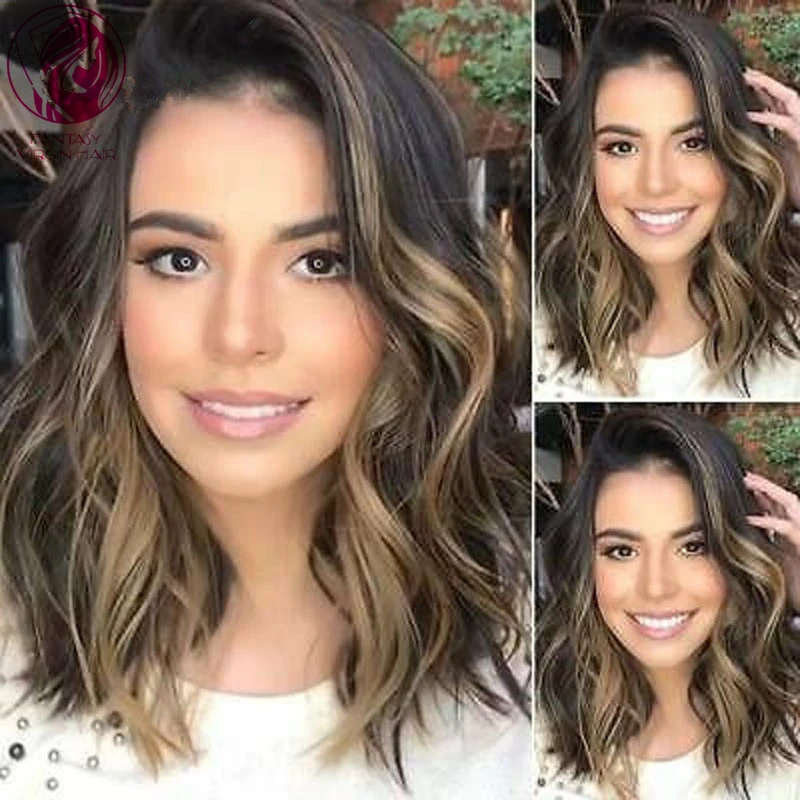 100% Real Human Hair Wig Brown Honey Blonde Highlights Lace Frontal Wigs Short Bob Wig Sale New in Free Part Glueless Loose Wavy
100% Real Human Hair Wig Brown Honey Blonde Highlights Lace Frontal Wigs Short Bob Wig Sale New in Free Part Glueless Loose Wavy