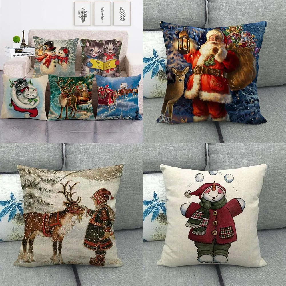 Christmas Cushion Cover Pillowcase Christmas Decoration For Home Noel Ornament New Year Xmas Natal Adornos De Navidad Decor 2023
Christmas Cushion Cover Pillowcase Christmas Decoration For Home Noel Ornament New Year Xmas Natal Adornos De Navidad Decor 2023