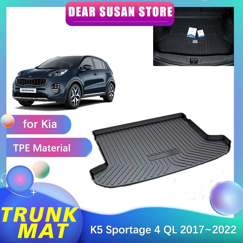 Car Special Rear Trunk Mat for Kia Sportage 4 QL GT-Line S 2017~2022 2018 Waterproof Floor Pad Space Decoration Rug Accessorie 
Car Special Rear Trunk Mat for Kia Sportage 4 QL GT-Line S 2017~2022 2018 Waterproof Floor Pad Space Decoration Rug Accessorie