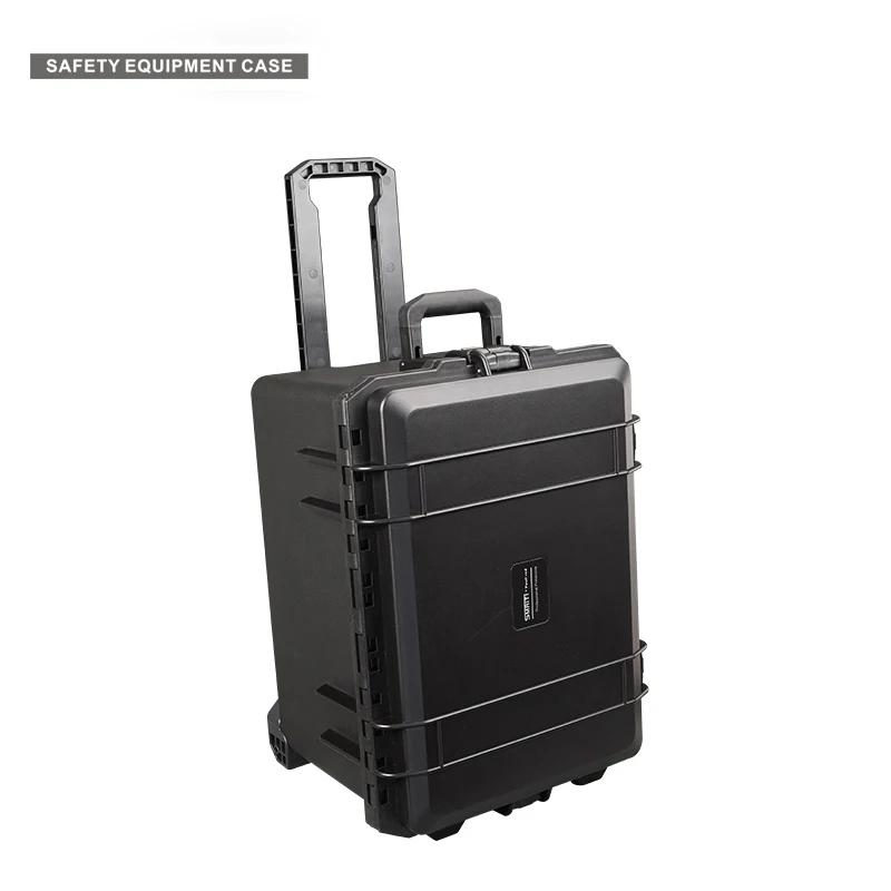 Protective case plastic PP instrument and equipment packing box moisture-proof and fall resistant pull rod toolbox with foam
Protective case plastic PP instrument and equipment packing box moisture-proof and fall resistant pull rod toolbox with foam