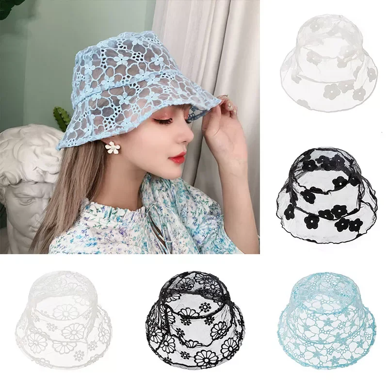 Flower Hollow Embroidery Lace Bucket Hat Thin Lace Fisherman Hat Women Girl Korean Tide Wild Breathable Shade Sunscreen Hat
Flower Hollow Embroidery Lace Bucket Hat Thin Lace Fisherman Hat Women Girl Korean Tide Wild Breathable Shade Sunscreen Hat