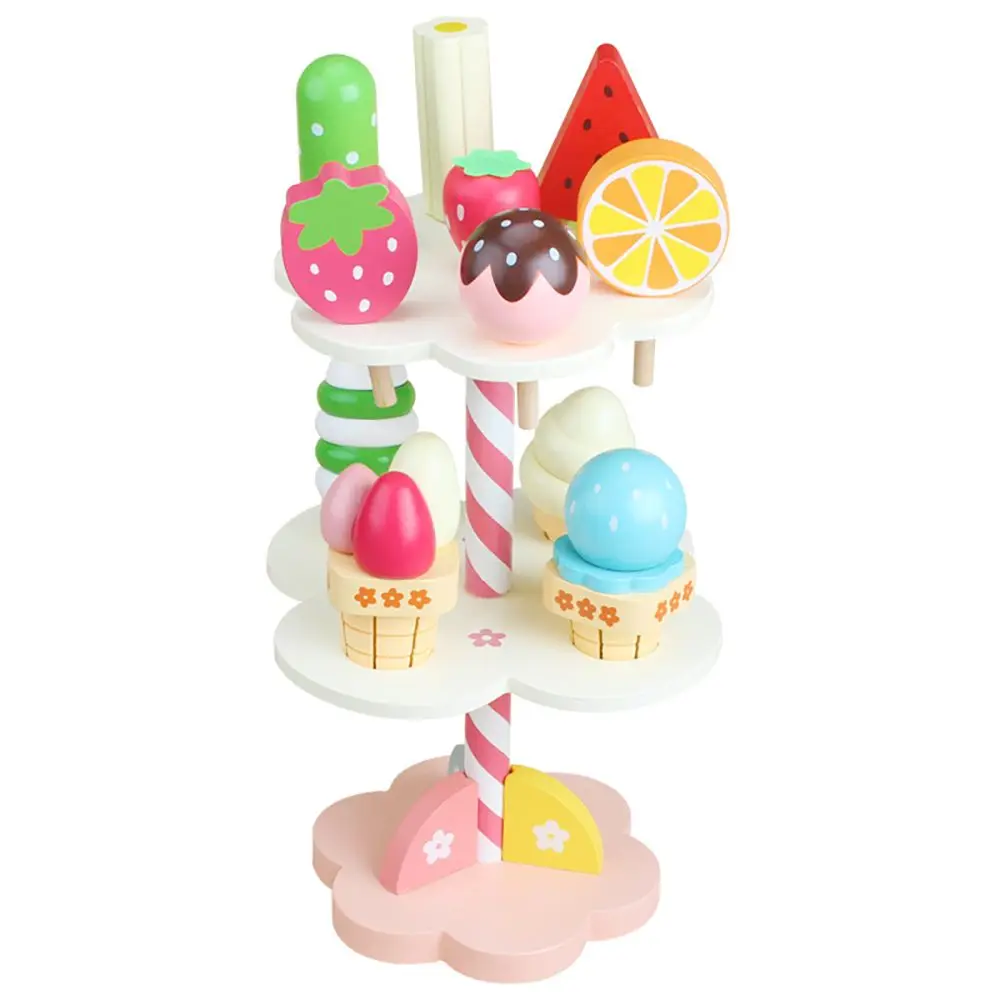 Toy Kitchen Scenery Wooden Photo Props Role Playing Game 3-Layer Food Stand Ice Cream Pretend Play
Toy Kitchen Scenery Wooden Photo Props Role Playing Game 3-Layer Food Stand Ice Cream Pretend Play