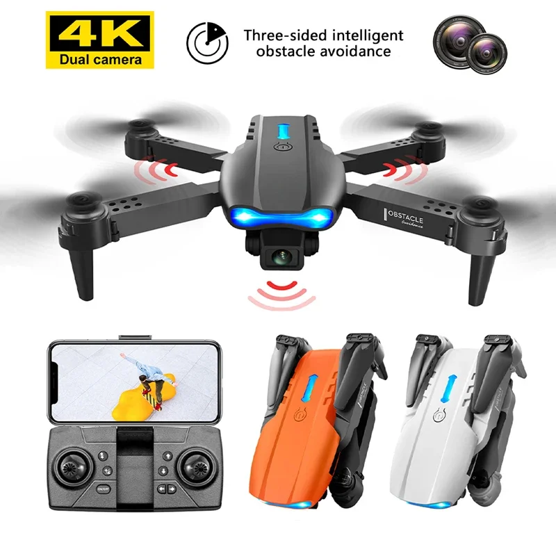 

4K 1080P 720P Dual Camera RC Mini Drone E99 Pro2 WIFI FPV Aerial Photography Helicopter Foldable Quadcopter Dron Toys