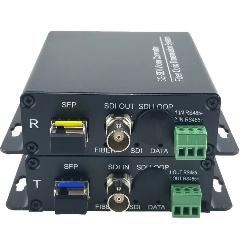 

1310nm1550nm CWDM 1ch optic fiber 3G SDI video extender system Support SFP transceiver