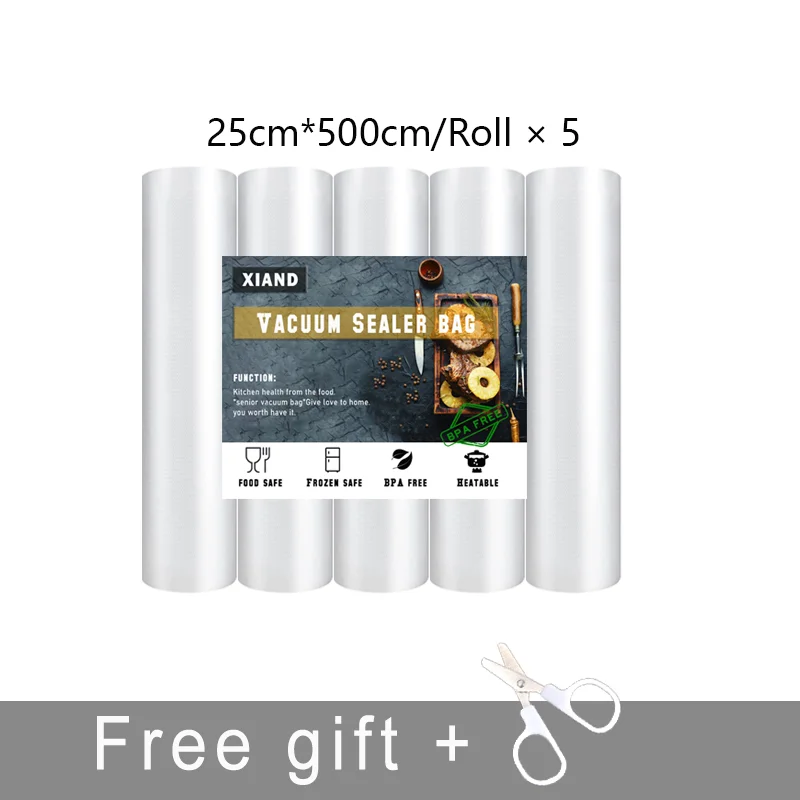 Вакуумные пакеты для хранения продуктов XIAND 12/15/17/20/22/25/28 см * 500 см