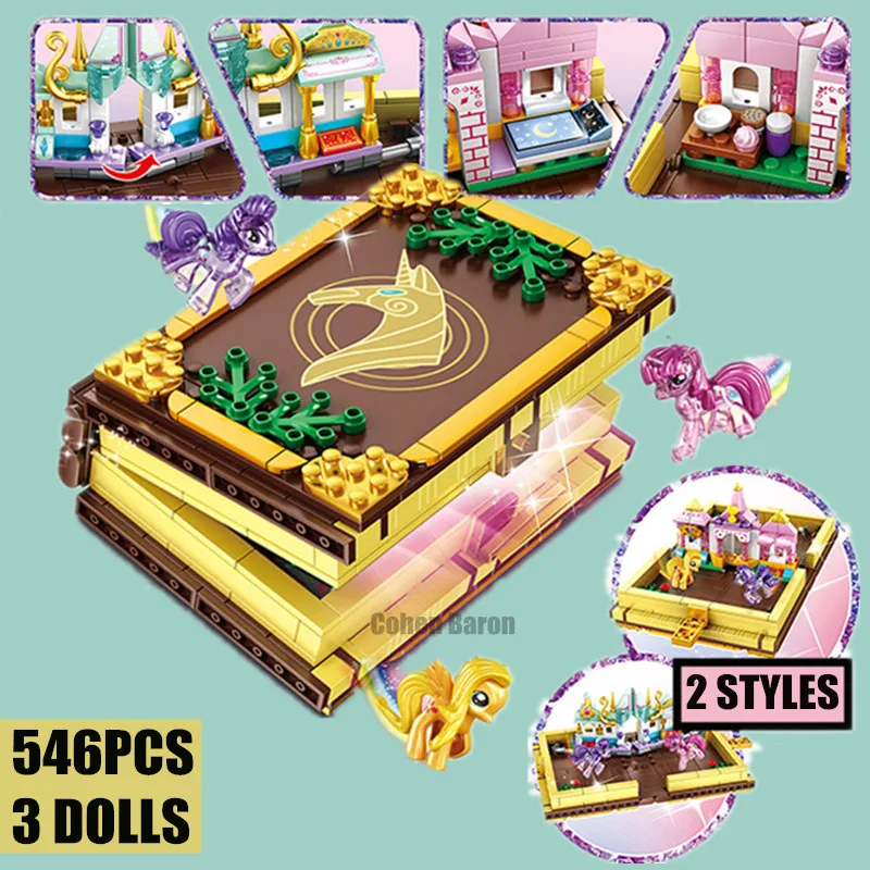 New Little Horse Toys Collection Book Castle In Book Friends Building Blocks Girls Dream Toys for Children Birthday Gift Kid
New Little Horse Toys Collection Book Castle In Book Friends Building Blocks Girls Dream Toys for Children Birthday Gift Kid