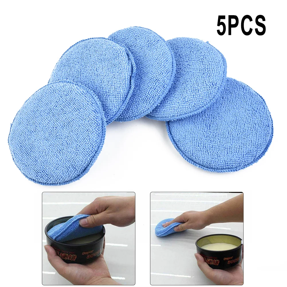 5PCS Soft Applicator Microfiber 5 Inch Car Wax Applicator Pad Polishing Sponge Auto Care For Apply And Remove Wax Auto Care
5PCS Soft Applicator Microfiber 5 Inch Car Wax Applicator Pad Polishing Sponge Auto Care For Apply And Remove Wax Auto Care