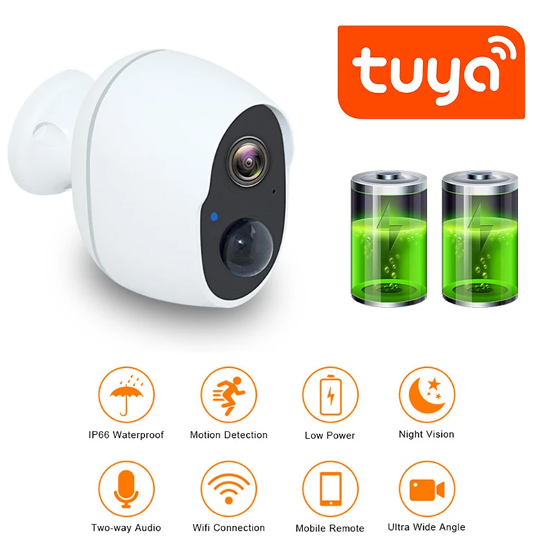 2MP 1080P Tuya APP AI Humanoid Motion Detection Battery Power Wireless IP Dome Camera Intercom Baby Monitor YCC365
2MP 1080P Tuya APP AI Humanoid Motion Detection Battery Power Wireless IP Dome Camera Intercom Baby Monitor YCC365