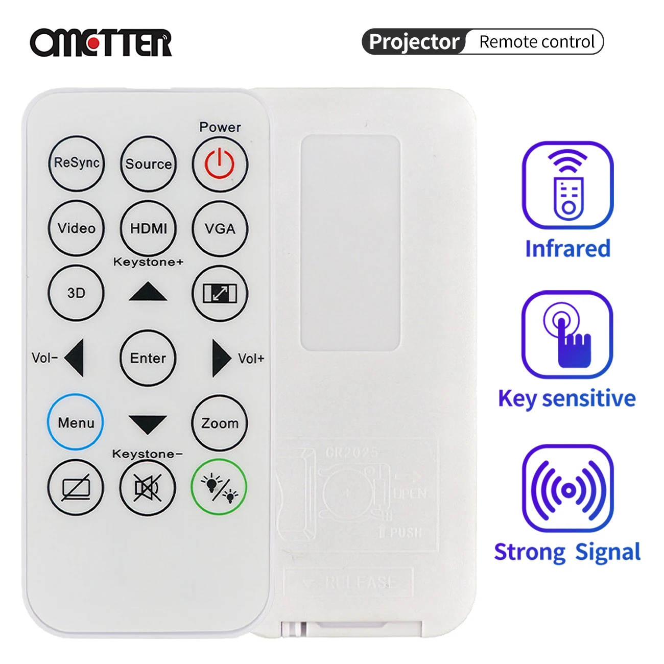 For OPTOMA Projector Remote Control S315 S316 S321 S331 S714 X312 X316 X315 W312 W316 OEX952 OSX852 HEF973 S715ST OPS251 S310E
For OPTOMA Projector Remote Control S315 S316 S321 S331 S714 X312 X316 X315 W312 W316 OEX952 OSX852 HEF973 S715ST OPS251 S310E