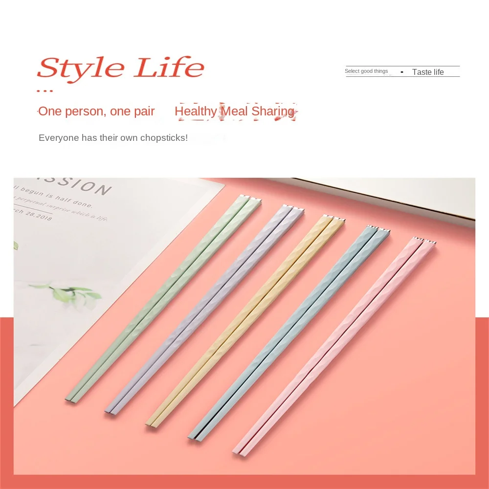 Portable High Temperature Resistance Alloy Chopsticks Not Easy Break Sushi Chopsticks High Hardness Kitchen Non-slip Chopsticks
Portable High Temperature Resistance Alloy Chopsticks Not Easy Break Sushi Chopsticks High Hardness Kitchen Non-slip Chopsticks