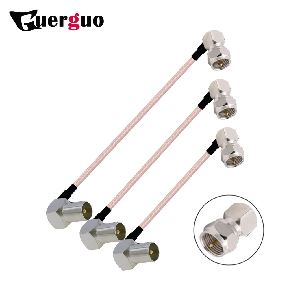 100PCS RG316 Pigtail Cable F Male90 to TV Male90 Connector RF Coaxial Cable Adapter for TV Signal WIFI GSM GPS 4G 5G Module
100PCS RG316 Pigtail Cable F Male90 to TV Male90 Connector RF Coaxial Cable Adapter for TV Signal WIFI GSM GPS 4G 5G Module
