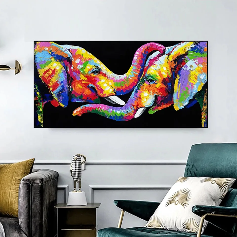 Couple Elephants 5D Diamond Painting Pictures Cross Stitch Kits Full Diamond Mosaic Abstract Colorful Animals Art Home Decor
Couple Elephants 5D Diamond Painting Pictures Cross Stitch Kits Full Diamond Mosaic Abstract Colorful Animals Art Home Decor
