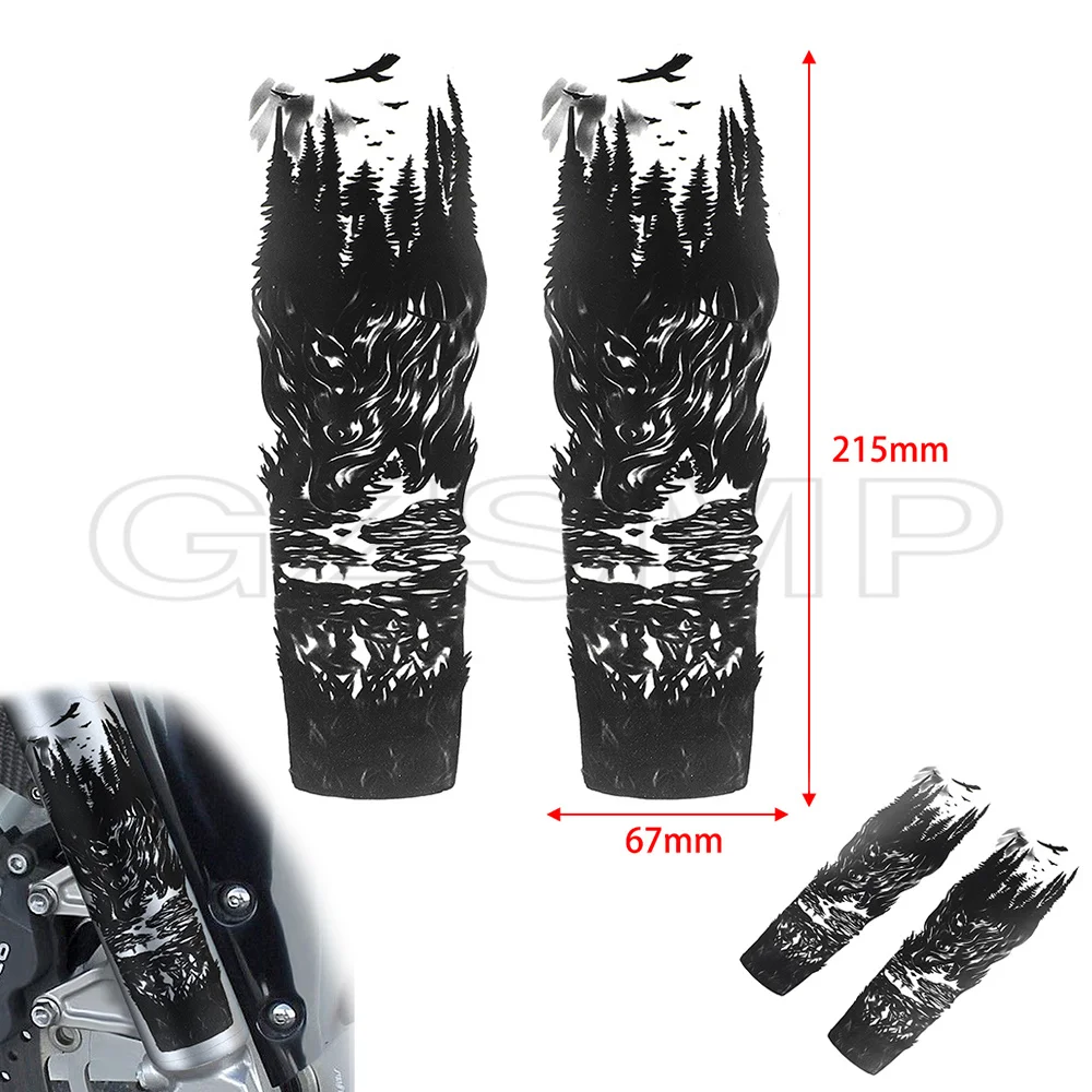 Наклейка с изображением головы лесного зверя на переднюю вилку мотоцикла, Череп, стильная наклейка, подходит для Kawasaki, Honda, Yamaha, Suzuki, Harley 
Наклейка с изображением головы лесного зверя на переднюю вилку мотоцикла, Череп, стильная наклейка, подходит для Kawasaki, Honda, Yamaha, Suzuki, Harley