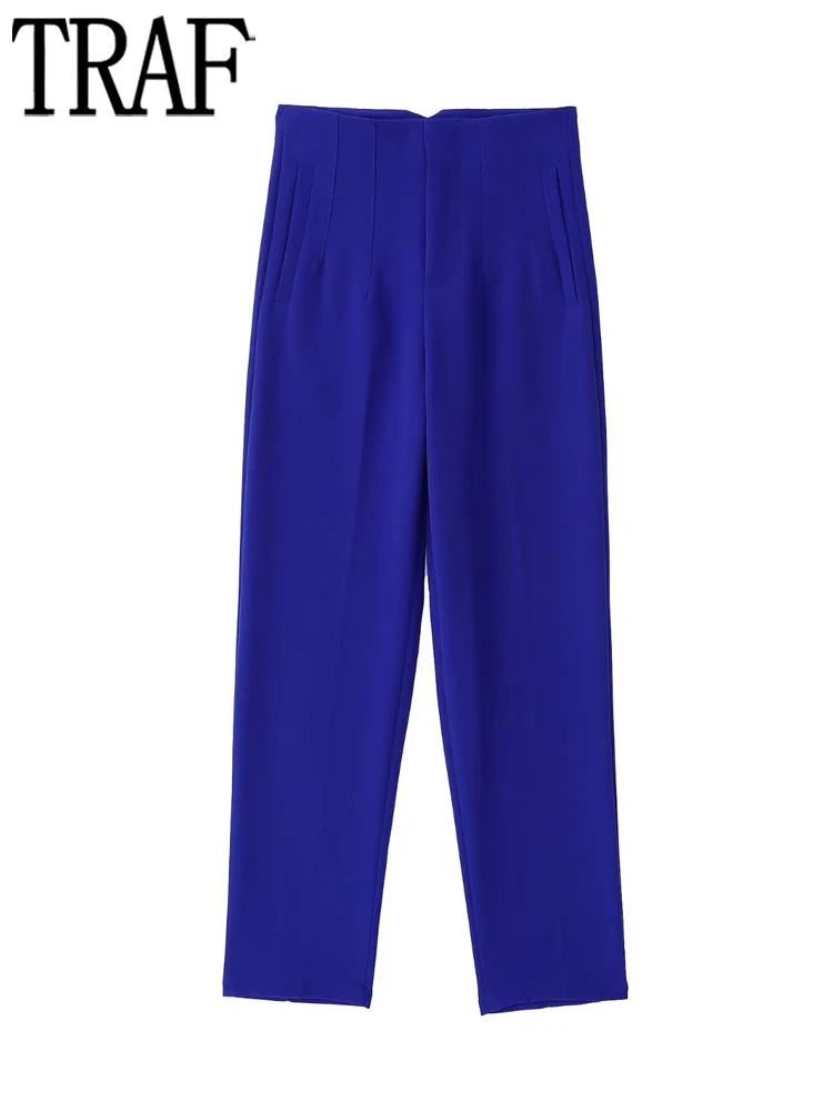 TRAF Blue Pencil Trousers Women 29 Colors High Waist Pants for Women Fashion Office Wear Woman Pants Streetwear Y2K Pants Women
TRAF Blue Pencil Trousers Women 29 Colors High Waist Pants for Women Fashion Office Wear Woman Pants Streetwear Y2K Pants Women