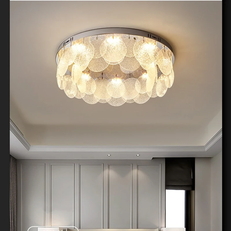 Modern Glass LED Ceiling Lamp For Bedroom Living Room Study Roof Home Chrome Decoration Fashion Chandelier Lighting Fixture
Modern Glass LED Ceiling Lamp For Bedroom Living Room Study Roof Home Chrome Decoration Fashion Chandelier Lighting Fixture