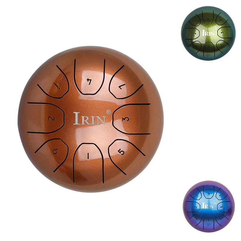 IRIN Tongue Drum With Drum Stick Yoga Meditation Drum 5.5 Inch Mini 8 Tone Steel Tongue Drum Percussion Instrument Set
IRIN Tongue Drum With Drum Stick Yoga Meditation Drum 5.5 Inch Mini 8 Tone Steel Tongue Drum Percussion Instrument Set