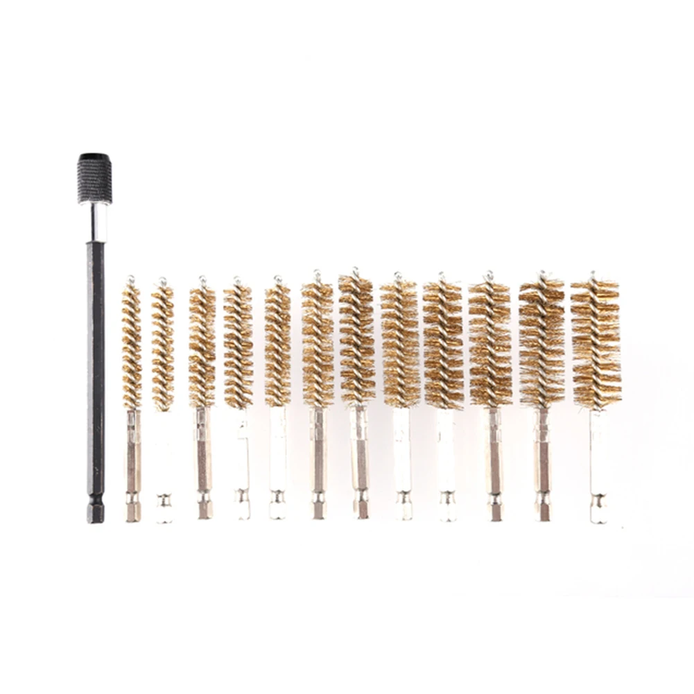 12pcs Electric Impact Drill Hex Shank Brush With Rod Cleaning Brushes Paint Remover Wire Rust Cleaner Polishing Grinding Tool
12pcs Electric Impact Drill Hex Shank Brush With Rod Cleaning Brushes Paint Remover Wire Rust Cleaner Polishing Grinding Tool