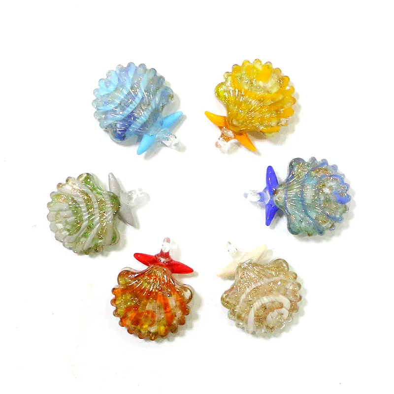 6pcs Gold Cute Mini Sea Shell Model Charms Glass Pendants European Style Fashion DIY Women's Jewelry Necklace Making Accessories
6pcs Gold Cute Mini Sea Shell Model Charms Glass Pendants European Style Fashion DIY Women's Jewelry Necklace Making Accessories