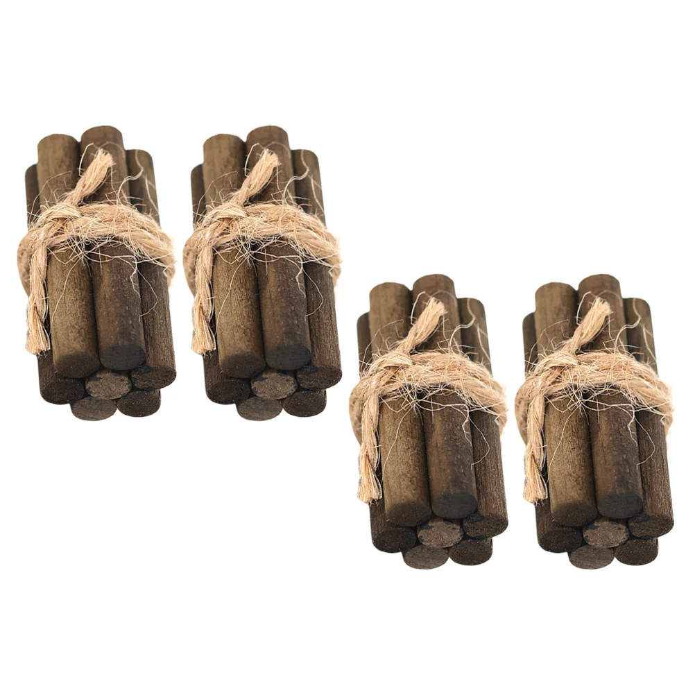 4 Pcs Mini Firewood Holder Model House Fireplace Supplies Scene Layout Prop Decor Miniature Pile Small 
4 Pcs Mini Firewood Holder Model House Fireplace Supplies Scene Layout Prop Decor Miniature Pile Small