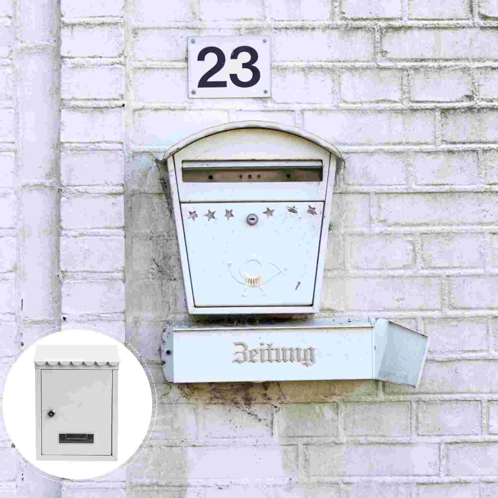 Outdoor Rainproof Posting Box Iron Letter Box For Outdoor Wall Mounted Letterbox
Outdoor Rainproof Posting Box Iron Letter Box For Outdoor Wall Mounted Letterbox