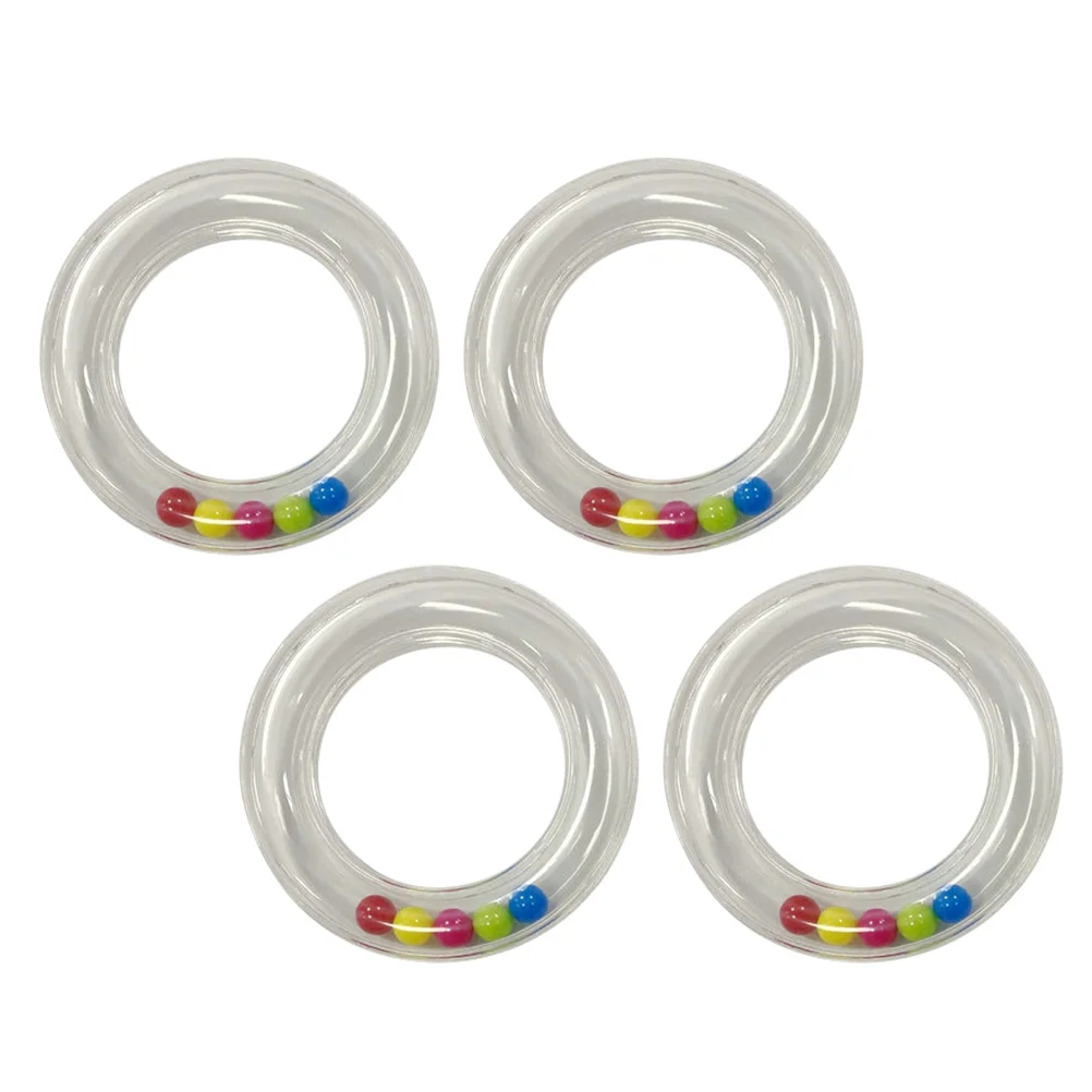 4Pcs Creative Handheld Rattles Ring Transparent Hand Rattle Kids Plastic Toys
4Pcs Creative Handheld Rattles Ring Transparent Hand Rattle Kids Plastic Toys
