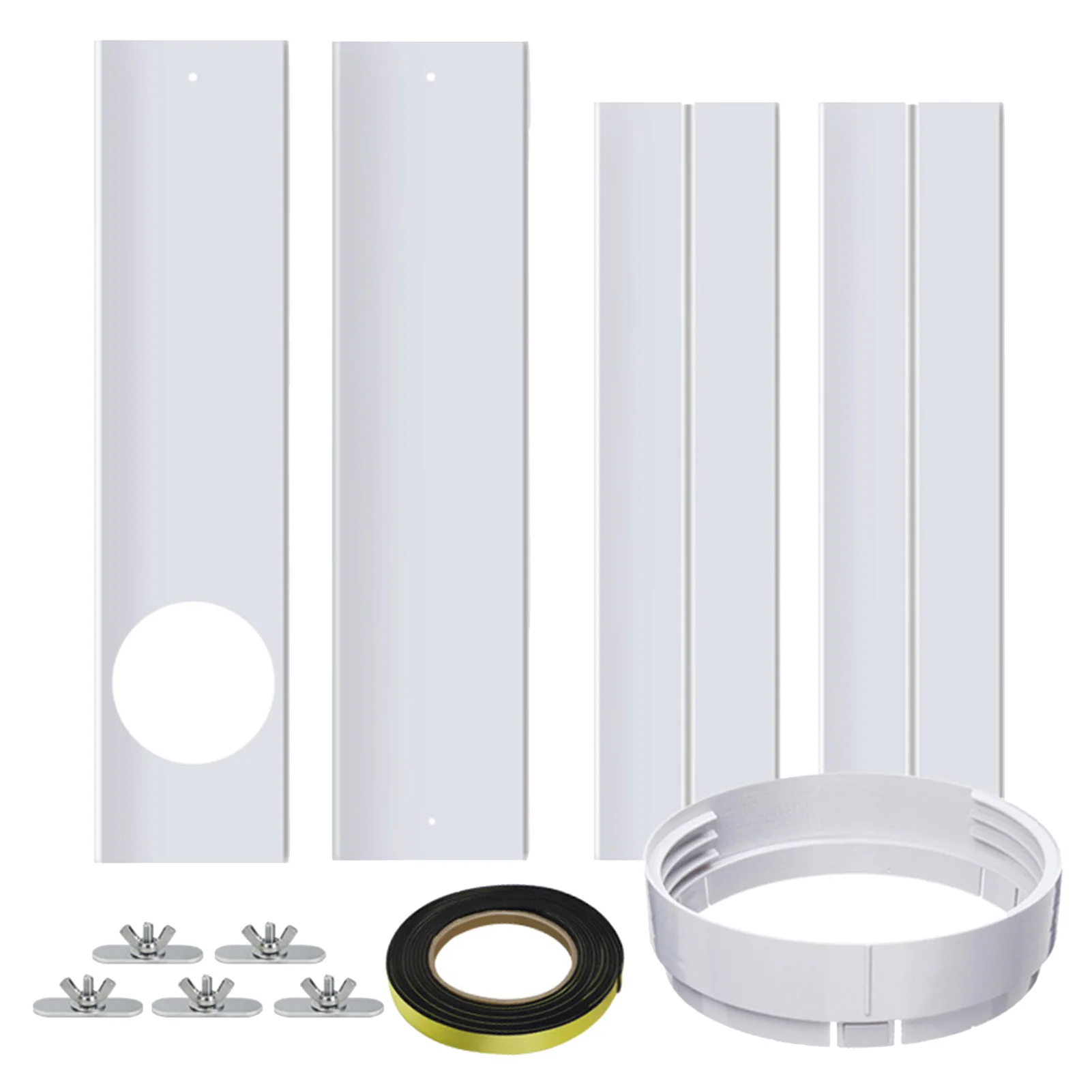 Air Conditioning Window Vent Sealing Plate Kit Adjustable Ventilation Kit Slide Door Window Seal Baffle Exhaust Pipe Connector
Air Conditioning Window Vent Sealing Plate Kit Adjustable Ventilation Kit Slide Door Window Seal Baffle Exhaust Pipe Connector
