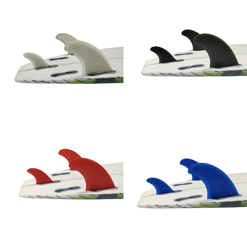 Double Tabs II T1 Size Fins Red/Blue/White/Black Color Fiberglass Honeycomb new design surf Good Quality Surf tri set Fins
Double Tabs II T1 Size Fins Red/Blue/White/Black Color Fiberglass Honeycomb new design surf Good Quality Surf tri set Fins