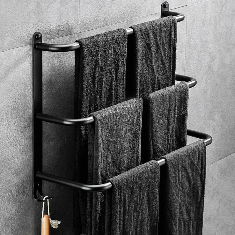 Premium Towel Bar Towel Rack Towel Hanger Double Towel Hook Wall Mounted Bathroom Rack Kitchen Towel Holder
Premium Towel Bar Towel Rack Towel Hanger Double Towel Hook Wall Mounted Bathroom Rack Kitchen Towel Holder