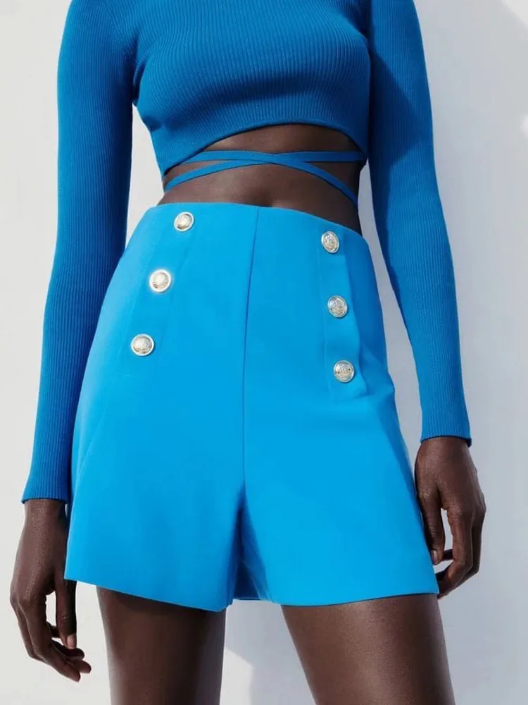 Kumsvag 2022 Summer Women Casual Shorts Solid Buttons Zipper High waist Female Fashion Street Elegant Shorts Clothing
Kumsvag 2022 Summer Women Casual Shorts Solid Buttons Zipper High waist Female Fashion Street Elegant Shorts Clothing