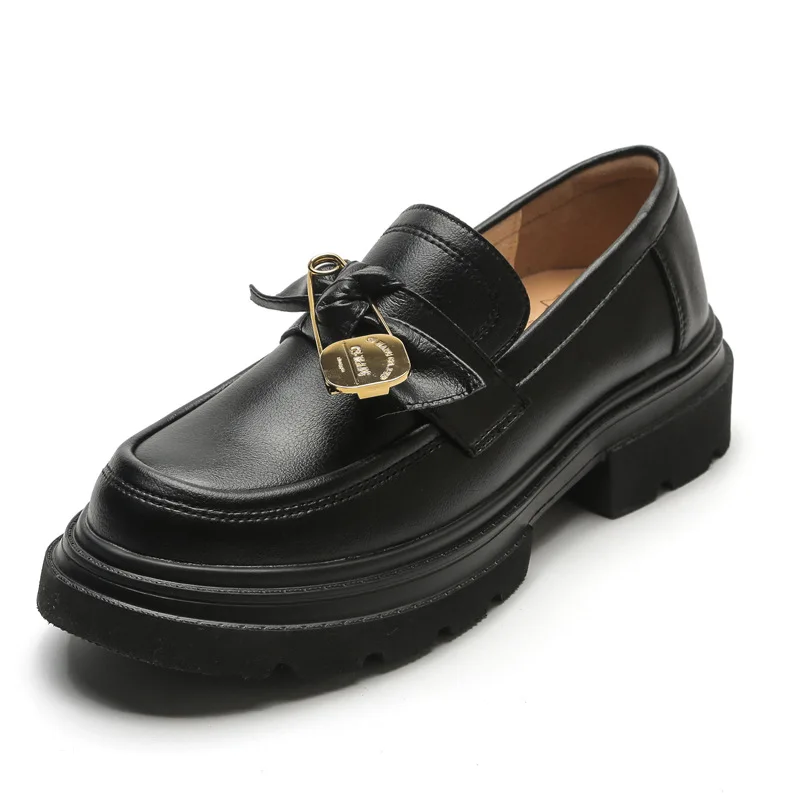 British Style Thick Bottom Women's Small Leather Shoes Leather Spring and Autumn 2022 New Women's Loafers Women's Flat Shoes
British Style Thick Bottom Women's Small Leather Shoes Leather Spring and Autumn 2022 New Women's Loafers Women's Flat Shoes